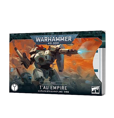 Games Workshop Warhammer 40K Xenos Armies Index Cards T'Au Empire English 72-56