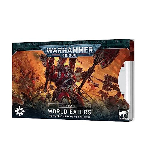 Games Workshop Warhammer 40K Armies Of Chaos Index Cards World Eaters English 72-67