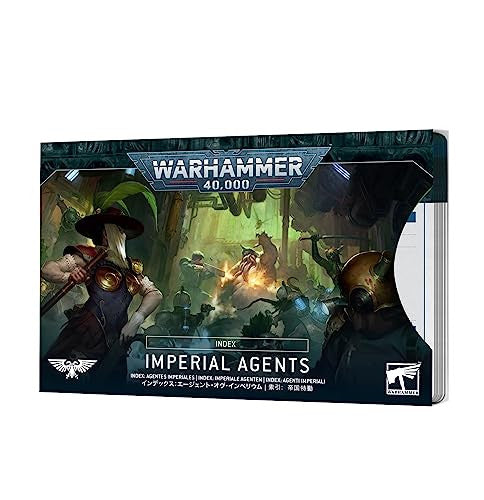 Games Workshop Warhammer 40K Armies Of The Imperium Index Cards Imperial Agents English 72-68