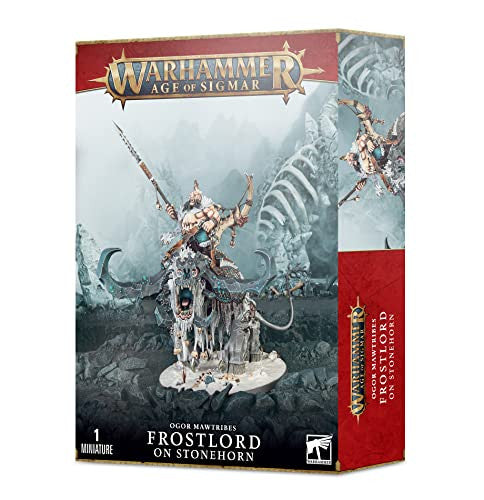 Games Workshop Warhammer Age of Sigmar Ogor Mawtribes Frostlord on Stonehorn 95-12