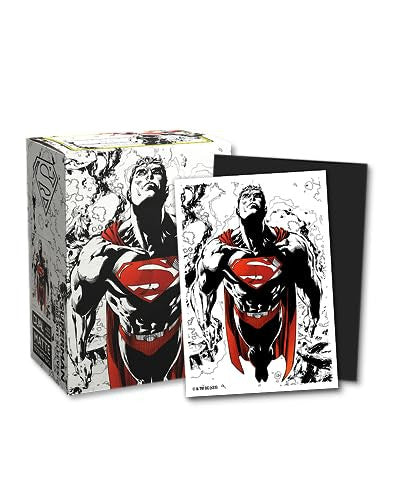 Dragon Shield Sleeves Standard Size Dual Matte Superman Core Red/White 100 Ct ATM16076