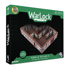 Dungeons & Dragons Wizkids WarLock Tiles Town & Village II Full Height Plaster Walls Expansion WZK-16515