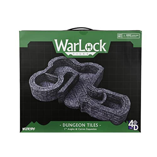 WizKids Dungeons & Dragons WarLock Tiles Expansion Pack 1 in Dungeon Angles & Curves WZK-16518
