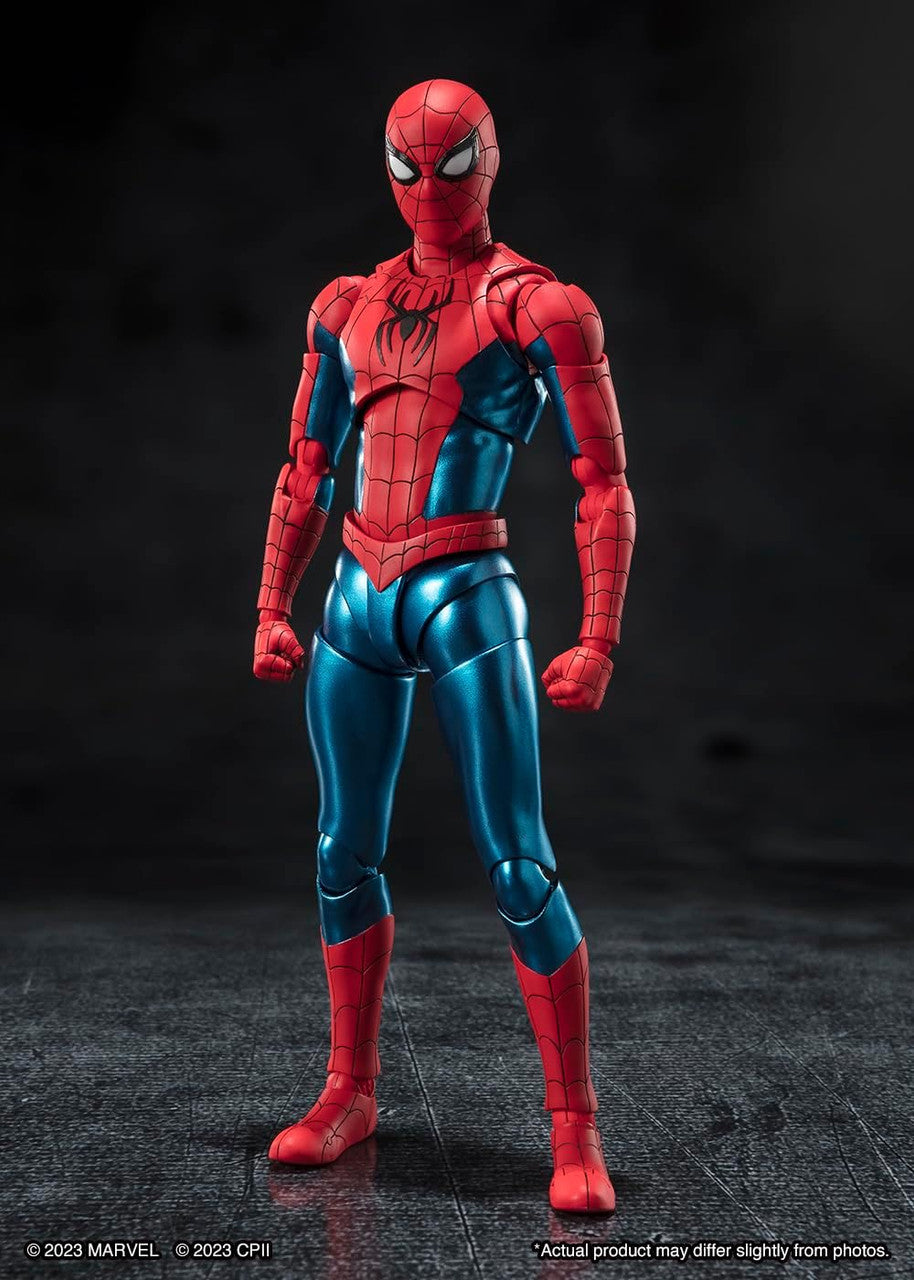 Tamashii Nations No Way Home Spider-Man New Red and Blue Suit Bandai Spirits S.H.Figuarts Action Figure BAS65529