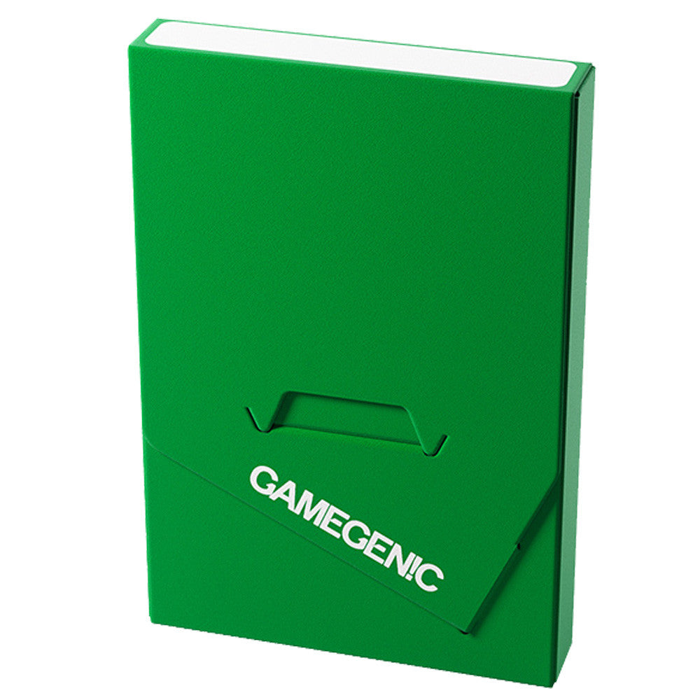 Gamegenic Cube Pocket 15+ Deck Box Slim Card Holder for Cube Drafting and Card Protection Green GGS25103ML