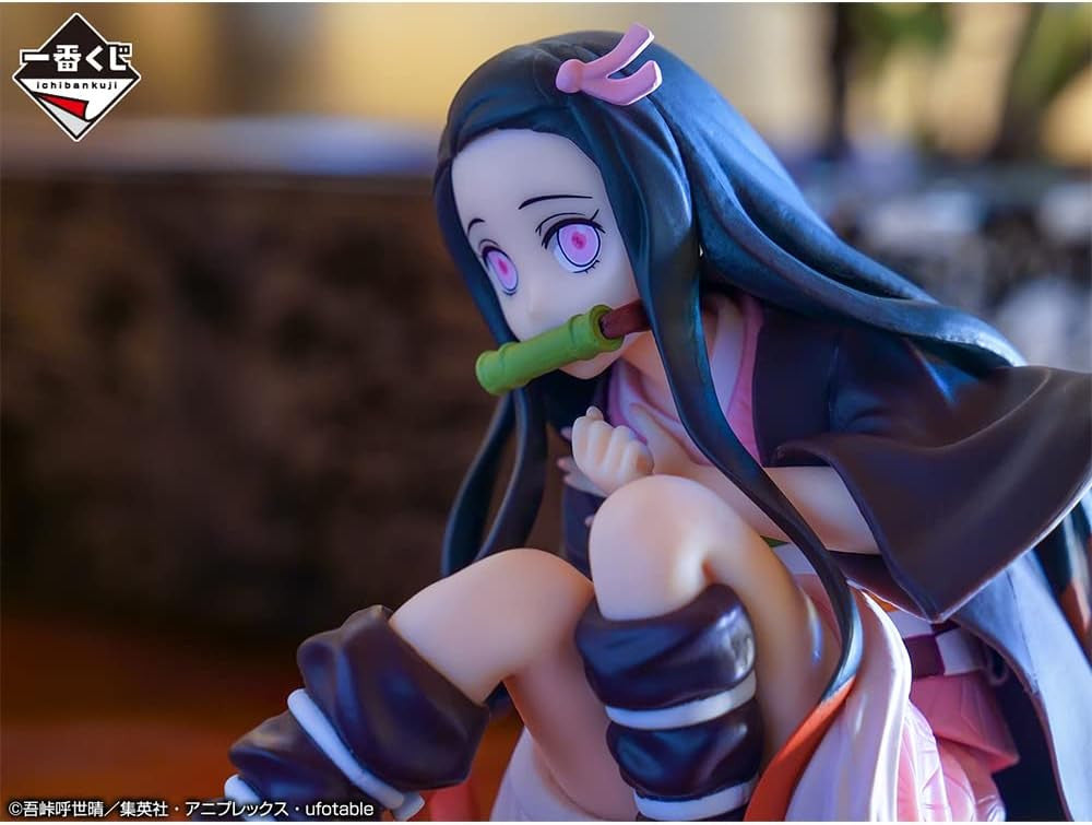 Demon Slayer: Kimetsu no Yaiba Nezuko Kamado Reprint Version Tengen Uzui Is Here Anime Static Figure Incredible Ichibansho Bandai Spirits BAS60201