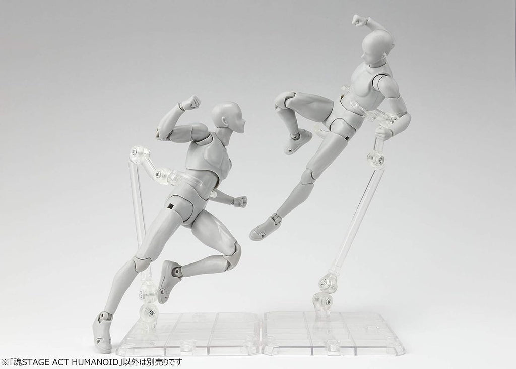 TAMASHII NATIONS Bandai Stage Act. 4 for Humanoid Stand Support (Clear) (2 Stands)
