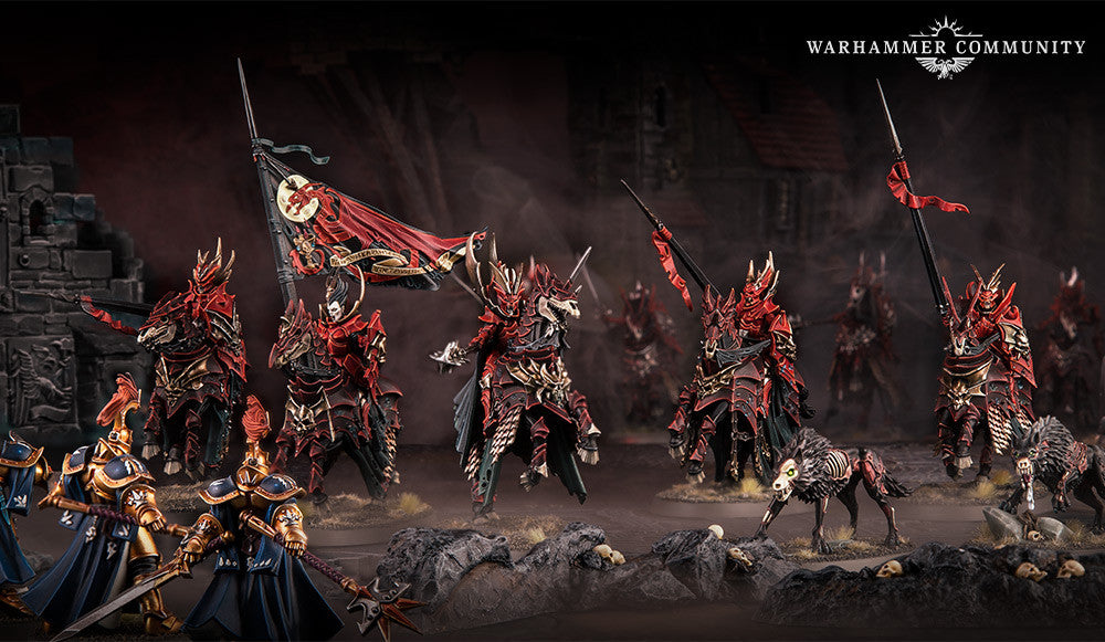 Games Workshop Warhammer Age of Sigmar Soulblight Gravelords Blood Knights Miniature 91-41