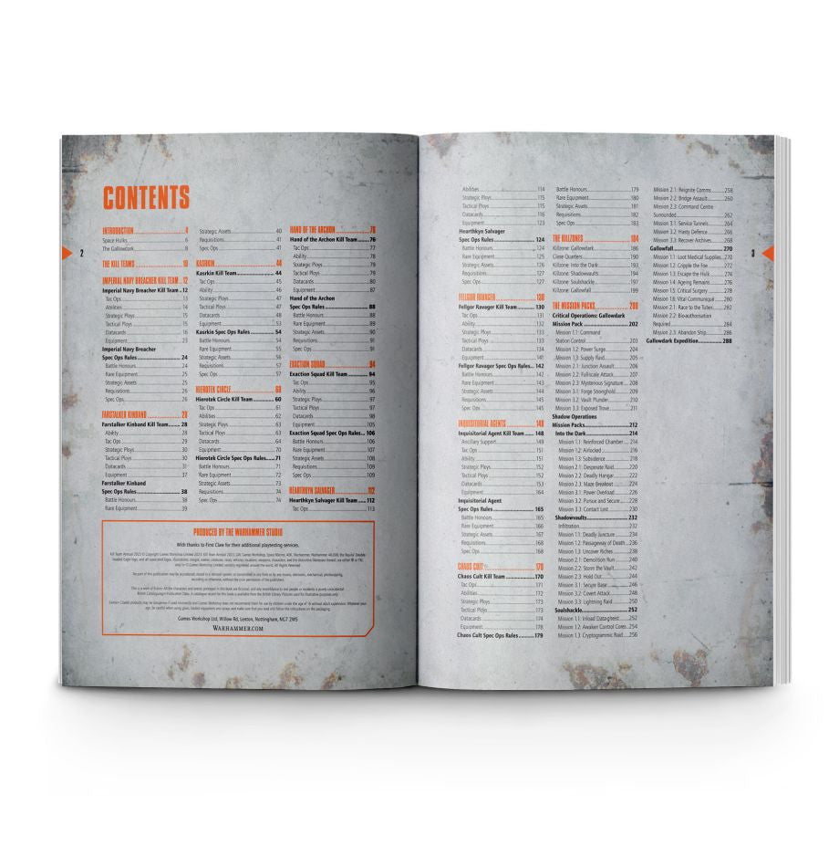 Games Workshop Warhammer 40K Kill Team Annual 2023 English 103-40