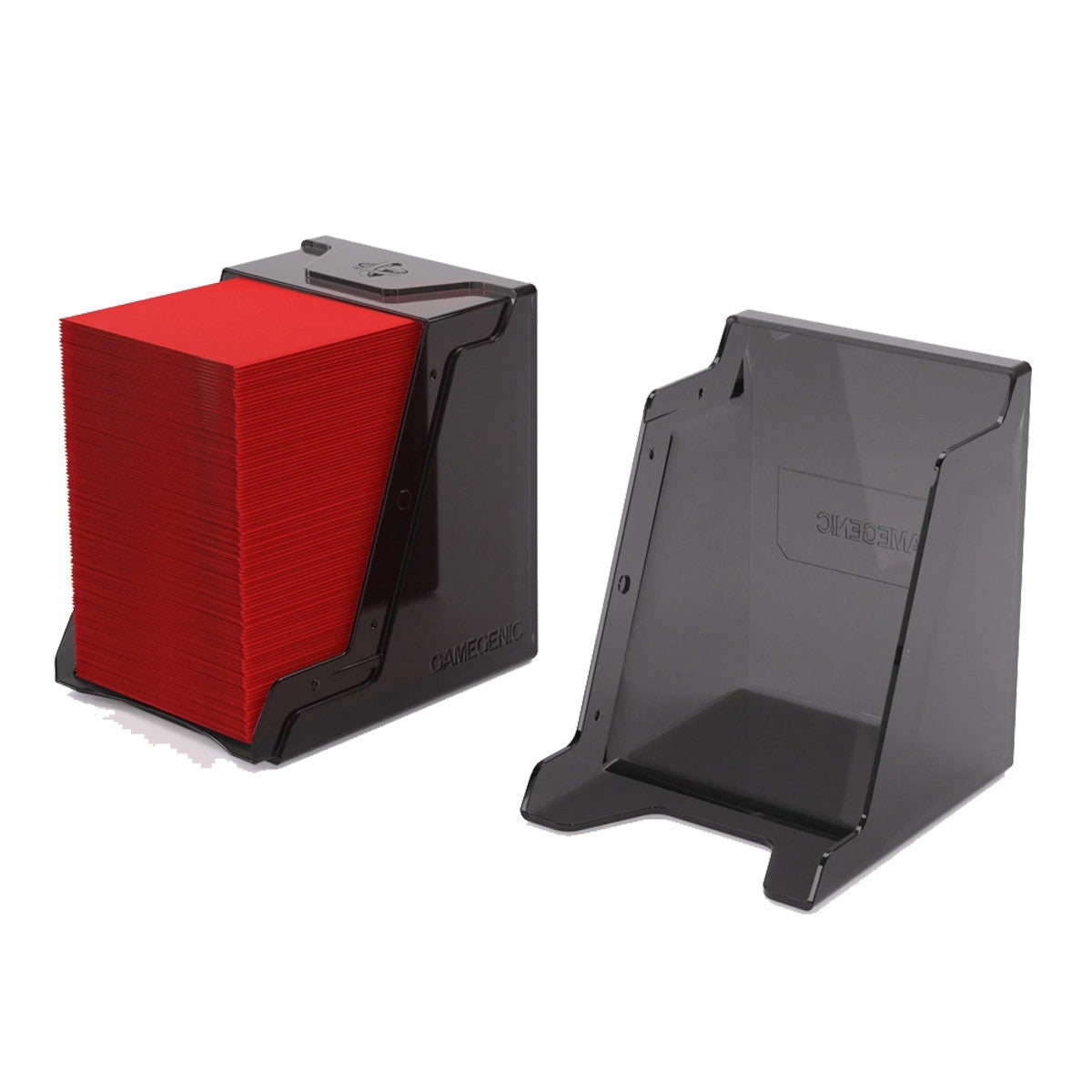 Gamegenic Bastion 100+ XL Deck Box Hold 100+ Double Sleeved Cards in Extra Thick Inner Sleeves Black GGS22009ML