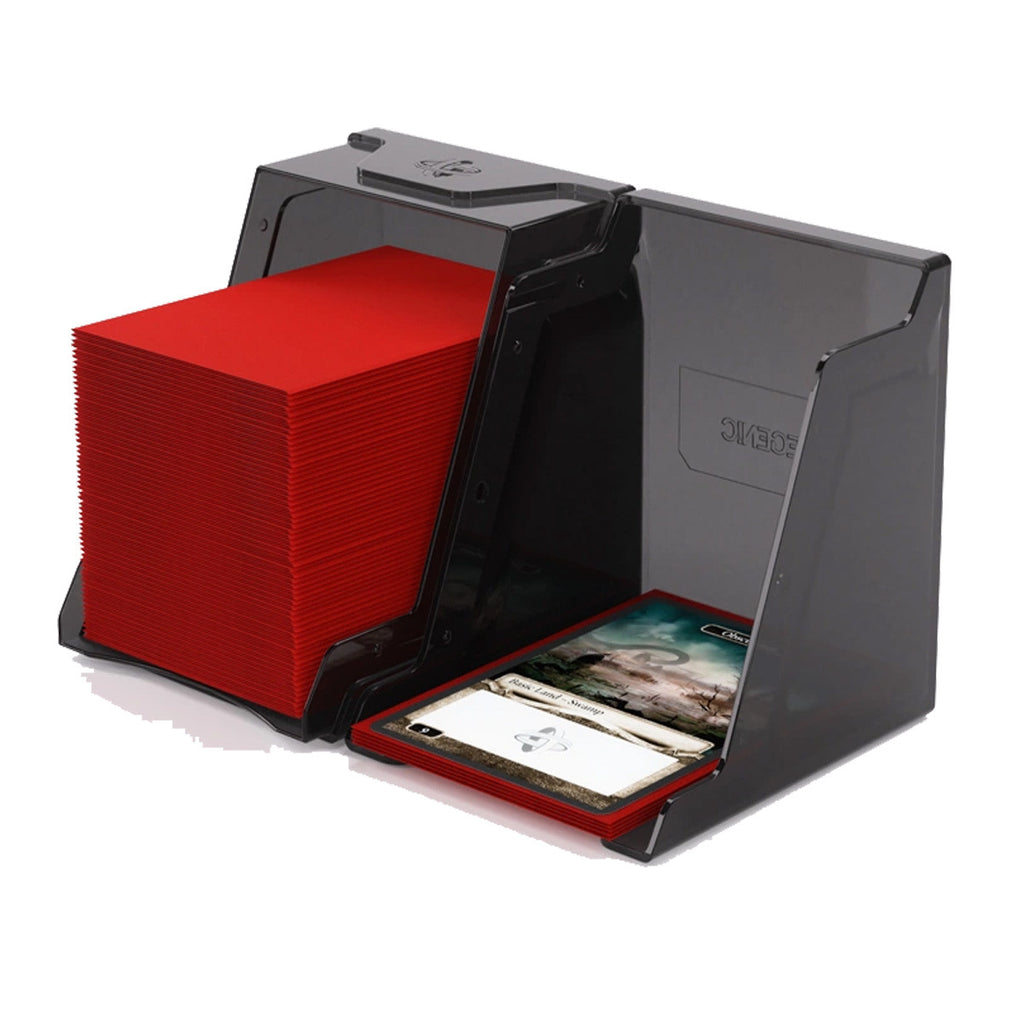 Gamegenic Bastion 100+ XL Deck Box Hold 100+ Double Sleeved Cards in Extra Thick Inner Sleeves Black GGS22009ML