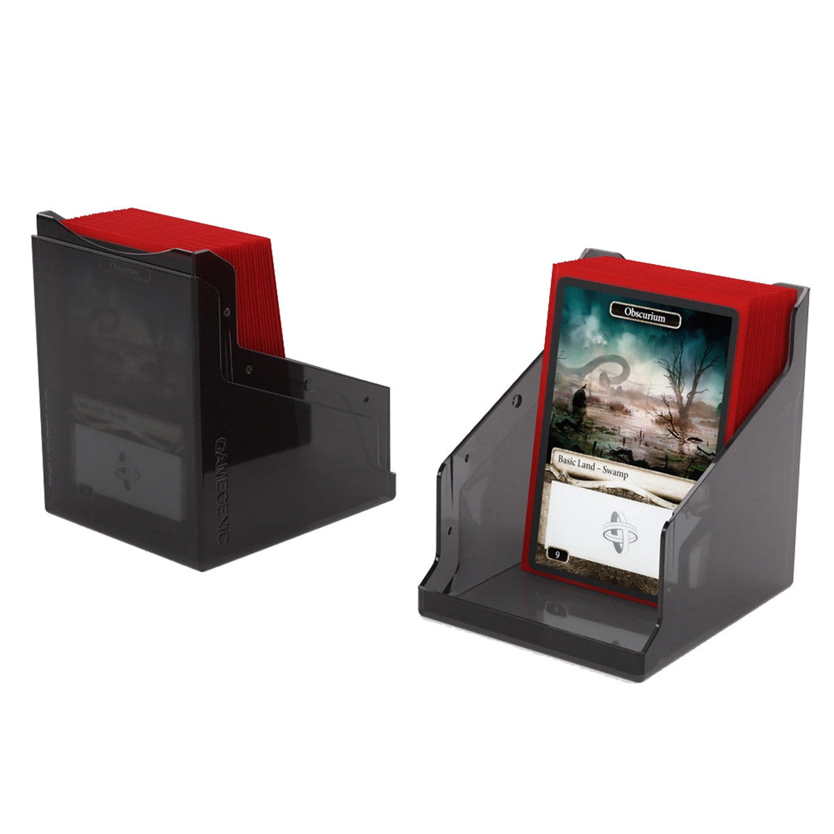 Gamegenic Bastion 100+ XL Deck Box Hold 100+ Double Sleeved Cards in Extra Thick Inner Sleeves Black GGS22009ML