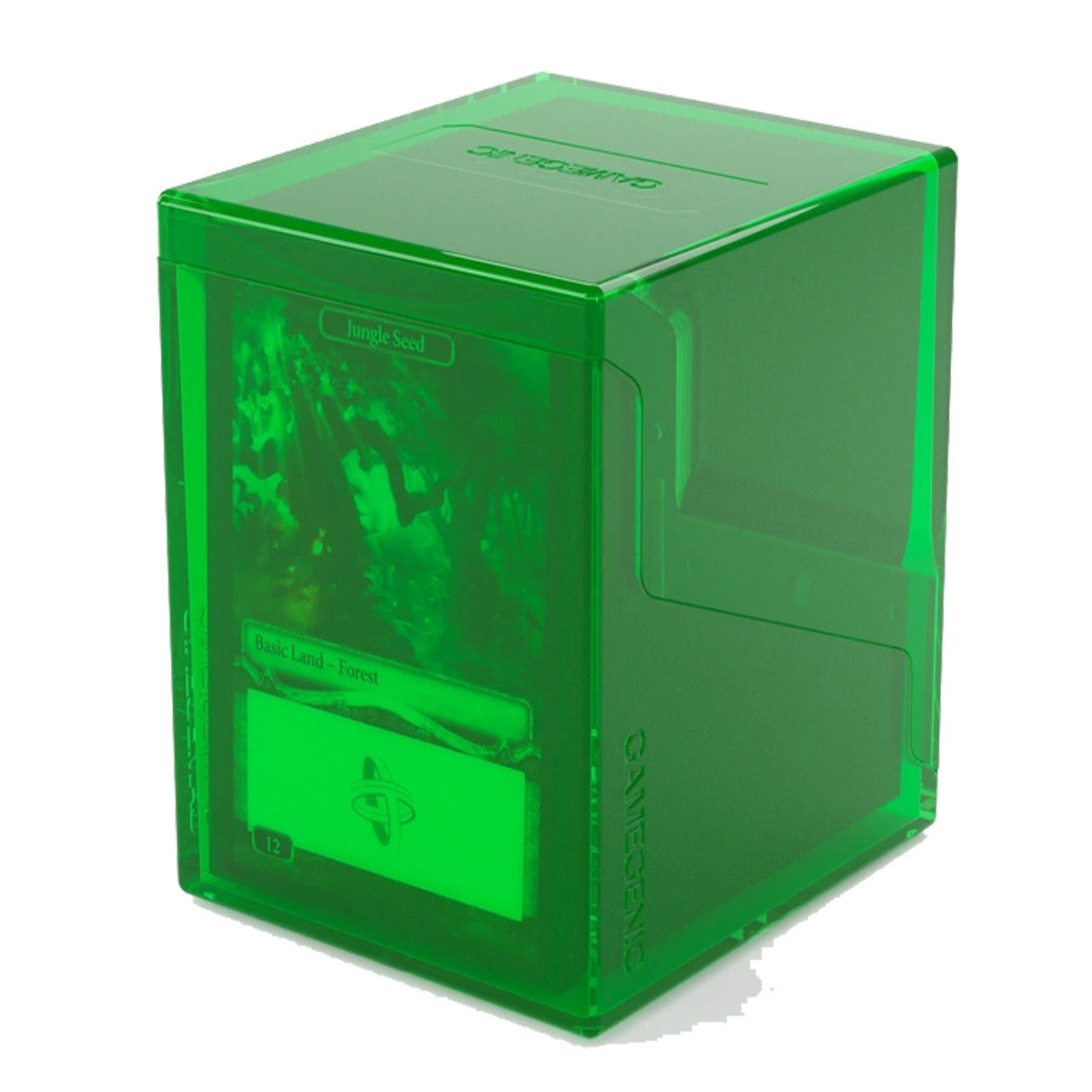 Gamegenic Bastion 100+ XL Deck Box Hold 100+ Double Sleeved Cards in Extra Thick Inner Sleeves Green GGS22012ML