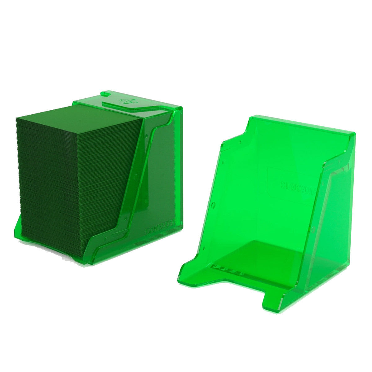 Gamegenic Bastion 100+ XL Deck Box Hold 100+ Double Sleeved Cards in Extra Thick Inner Sleeves Green GGS22012ML