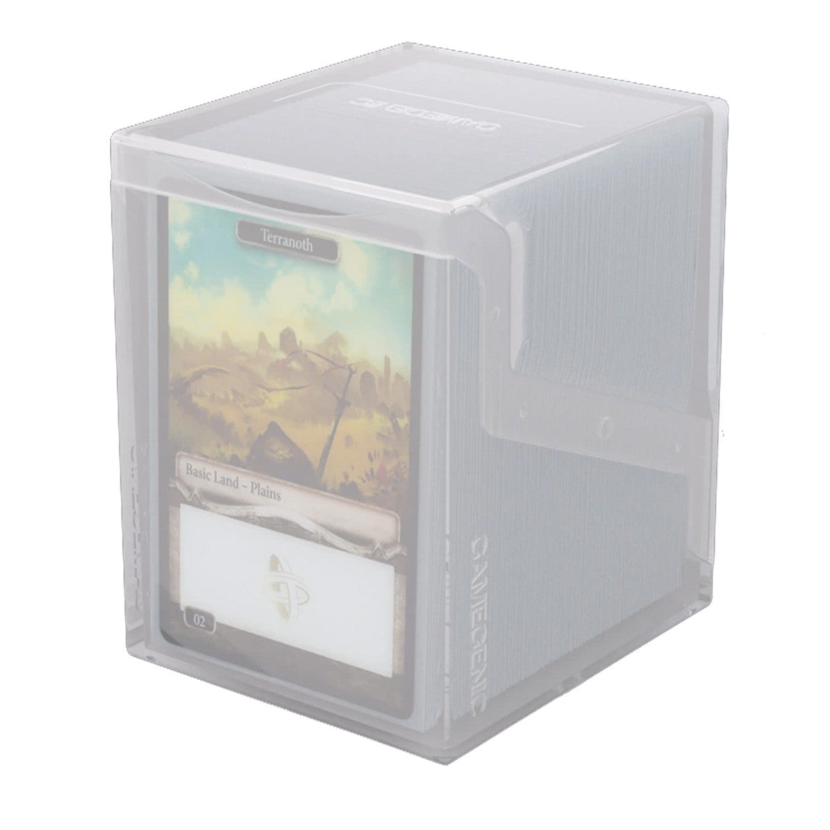 Gamegenic Bastion 100+ XL Deck Box Hold 100+ Double Sleeved Cards in Extra Thick Inner Sleeves White GGS22013ML