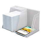 Gamegenic Bastion 100+ XL Deck Box Hold 100+ Double Sleeved Cards in Extra Thick Inner Sleeves White GGS22013ML