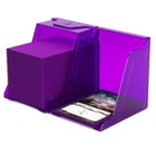 Gamegenic Bastion 100+ XL Deck Box Hold 100+ Double Sleeved Cards in Extra Thick Inner Sleeves Purple GGS22014ML