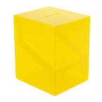 Gamegenic Bastion 100+ XL Deck Box Hold 100+ Double Sleeved Cards in Extra Thick Inner Sleeves Yellow GGS22015ML