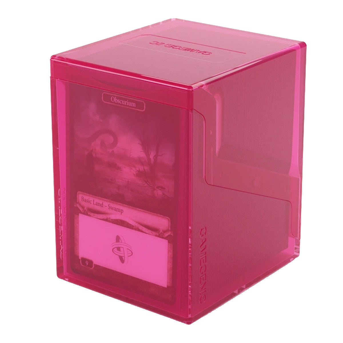 Gamegenic Bastion 100+ XL Deck Box Hold 100+ Double Sleeved Cards in Extra Thick Inner Sleeves Pink GGS22016ML