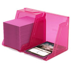 Gamegenic Bastion 100+ XL Deck Box Hold 100+ Double Sleeved Cards in Extra Thick Inner Sleeves Pink GGS22016ML