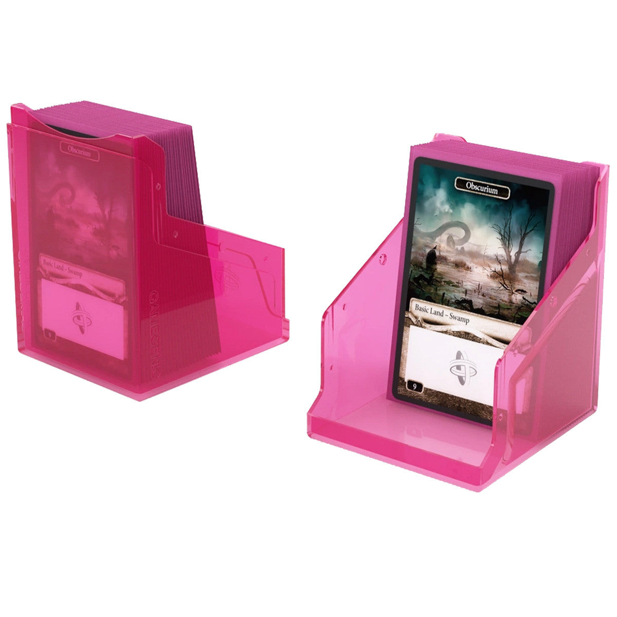 Gamegenic Bastion 100+ XL Deck Box Hold 100+ Double Sleeved Cards in Extra Thick Inner Sleeves Pink GGS22016ML