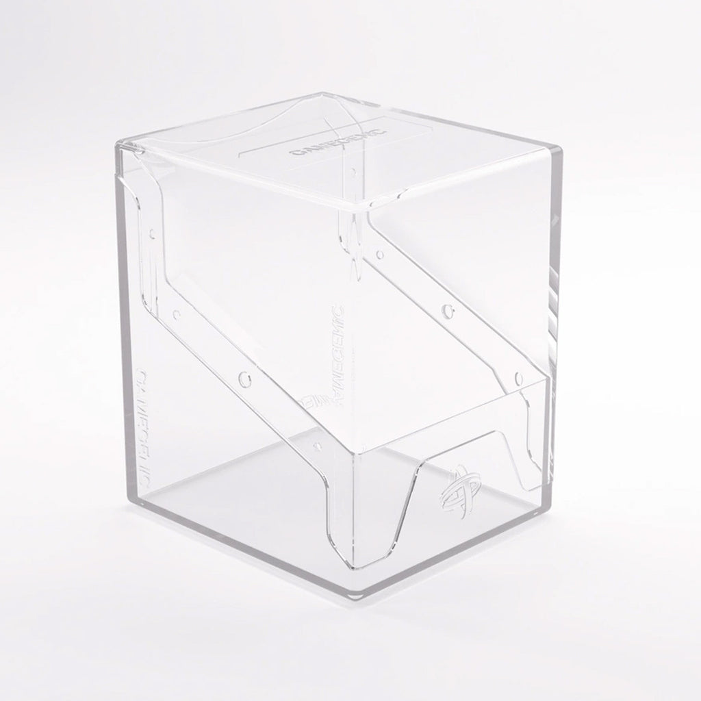 Gamegenic Bastion 100+ XL Deck Box Hold 100+ Double Sleeved Cards in Extra Thick Inner Sleeves Clear GGS22017ML