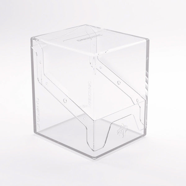 Gamegenic Bastion 100+ XL Deck Box Hold 100+ Double Sleeved Cards in Extra Thick Inner Sleeves Clear GGS22017ML