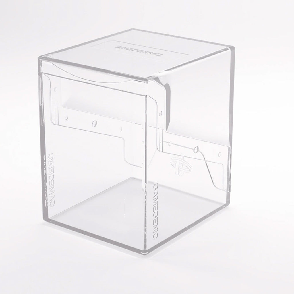 Gamegenic Bastion 100+ XL Deck Box Hold 100+ Double Sleeved Cards in Extra Thick Inner Sleeves Clear GGS22017ML