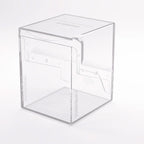 Gamegenic Bastion 100+ XL Deck Box Hold 100+ Double Sleeved Cards in Extra Thick Inner Sleeves Clear GGS22017ML