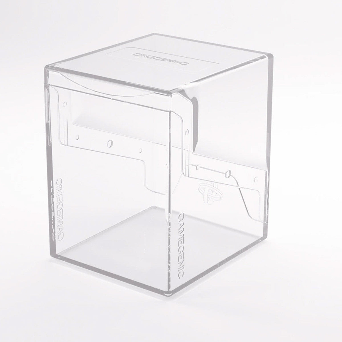 Gamegenic Bastion 100+ XL Deck Box Hold 100+ Double Sleeved Cards in Extra Thick Inner Sleeves Clear GGS22017ML