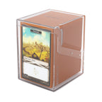 Gamegenic Bastion 100+ XL Deck Box Hold 100+ Double Sleeved Cards in Extra Thick Inner Sleeves Clear GGS22017ML