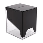 Gamegenic Bastion 100+ XL Deck Box Hold 100+ Double Sleeved Cards in Extra Thick Inner Sleeves Black Clear GGS22018ML