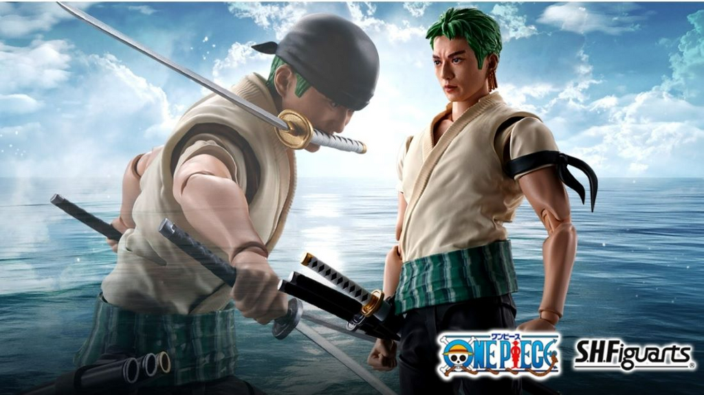 TAMASHII NATIONS A Netflix Series One Piece Roronoa Zoro Bandai Spirits S.H.Figuarts Action Figure BAS65768