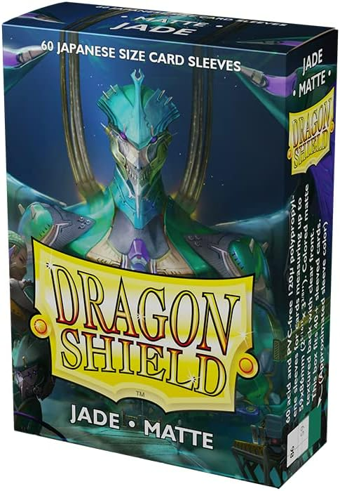 Dragon Shield Japanese Size Sleeves Matte Jade Card Sleeves 60ct AT-MDSH11104