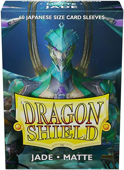 Dragon Shield Japanese Size Sleeves Matte Jade Card Sleeves 60ct AT-MDSH11104