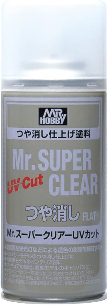 Mr. Super Clear UV Cut Flat Spray