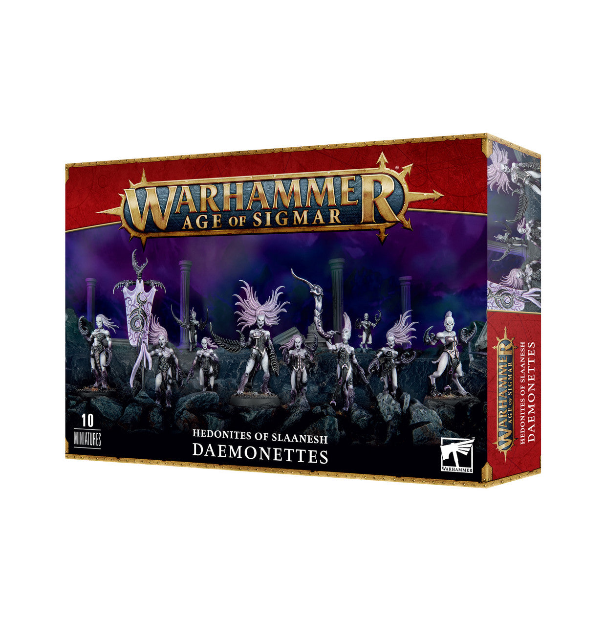Games Workshop Warhammer Age of Sigmar Chaos Space Marines Daemons of Slaanesh Daemonettes Miniature 97-09