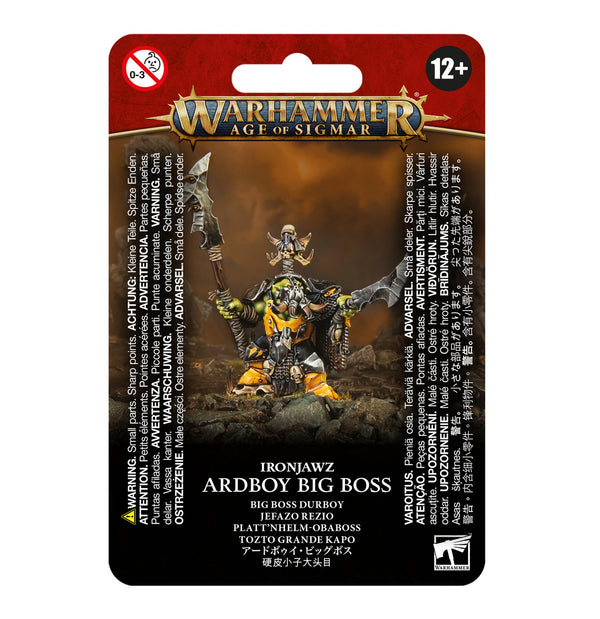 Games Workshop Warhammer Age of Sigmar Orruk Warclans Ardboy Big Boss 89-57