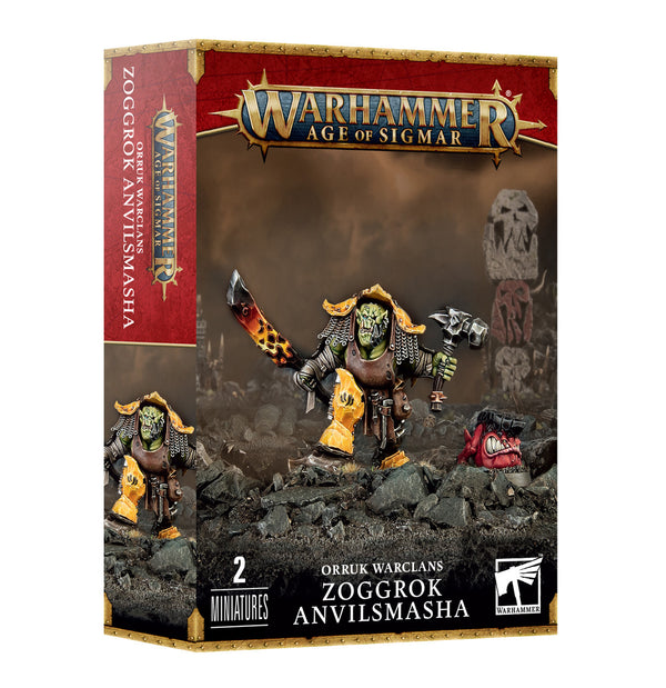 Games Workshop Warhammer Age of Sigmar Orruk Warclans Zoggrok Anvil Smasha 89-62