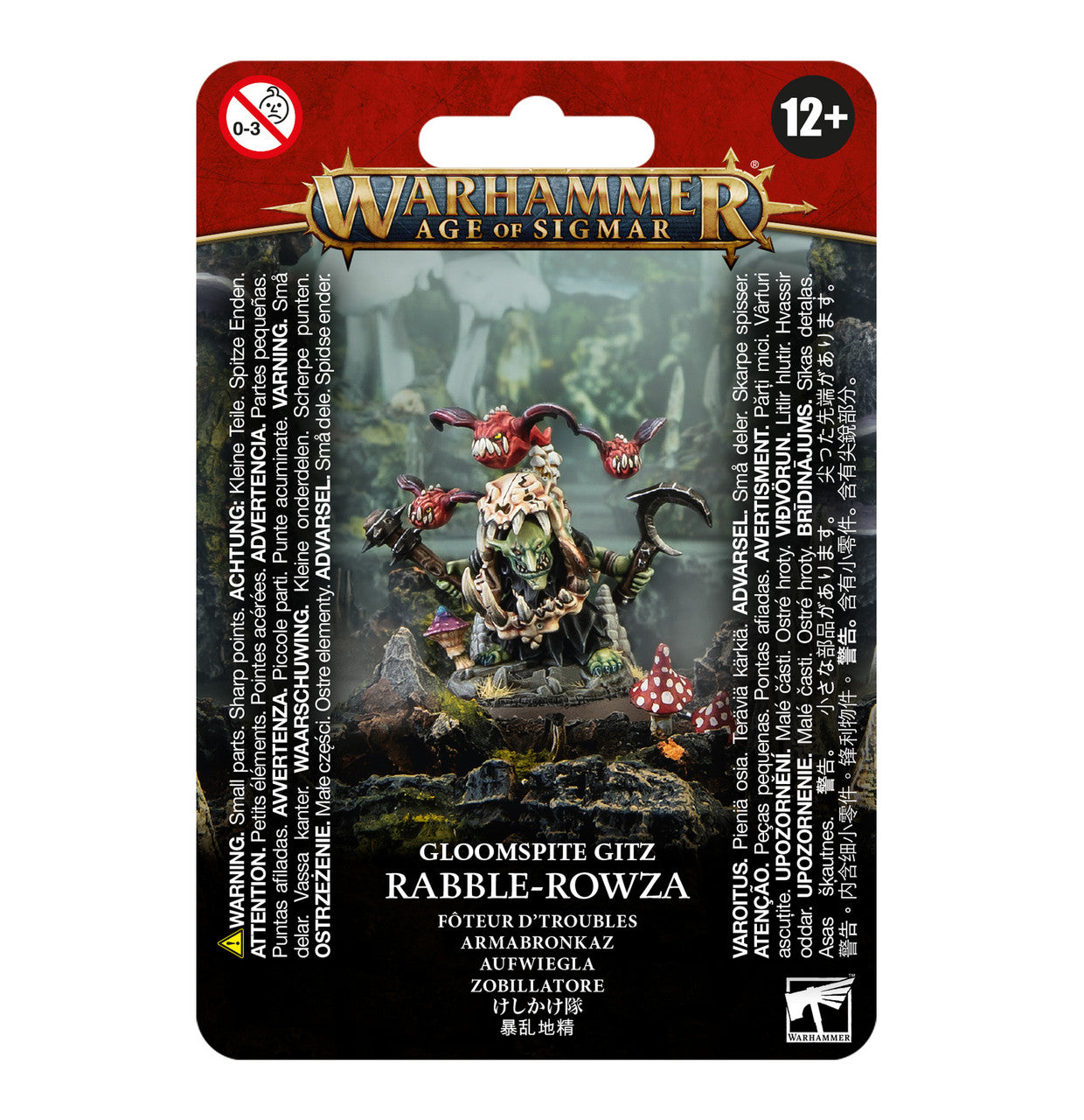 Games Workshop Warhammer Age of Sigmar Gloomspite Gitz Rabble-Rowza 89-84