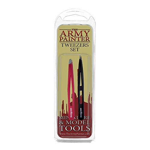 The Army Painter 2 Piece Precision Tweezers Set TL5035
