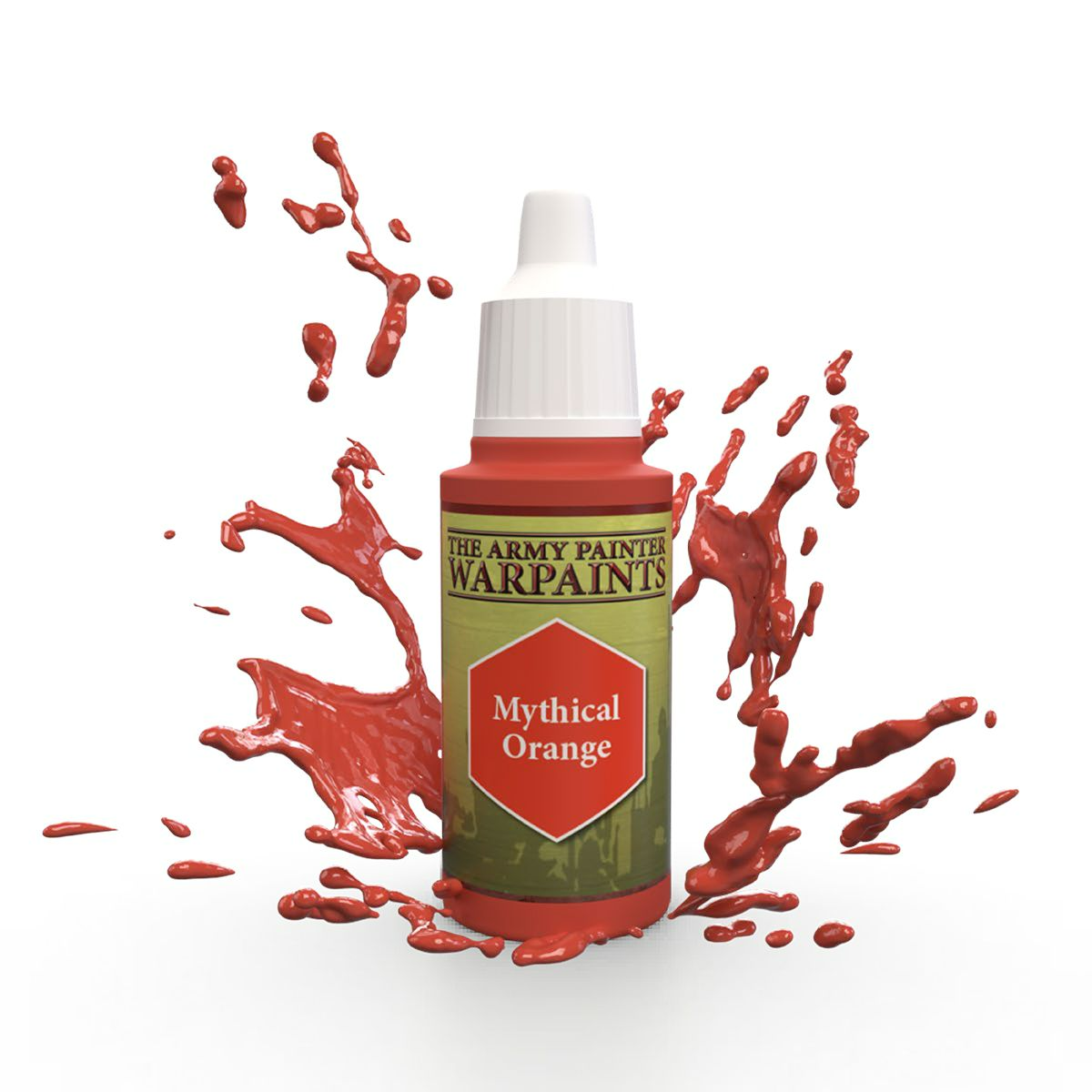 The Army Painter Warpaints Mythical Orange Acrylic Non Toxic Paints 18ml WP1442