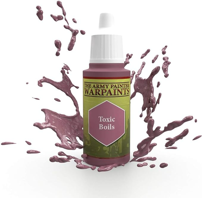 The Army Painter Warpaints Toxic Boils Non Toxic Acrylic Paints 18ml WP1457