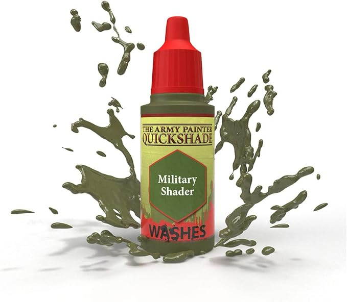 The Army Painter Quickshade Military Shader Non Toxic Wash Paints 18ml WP1471