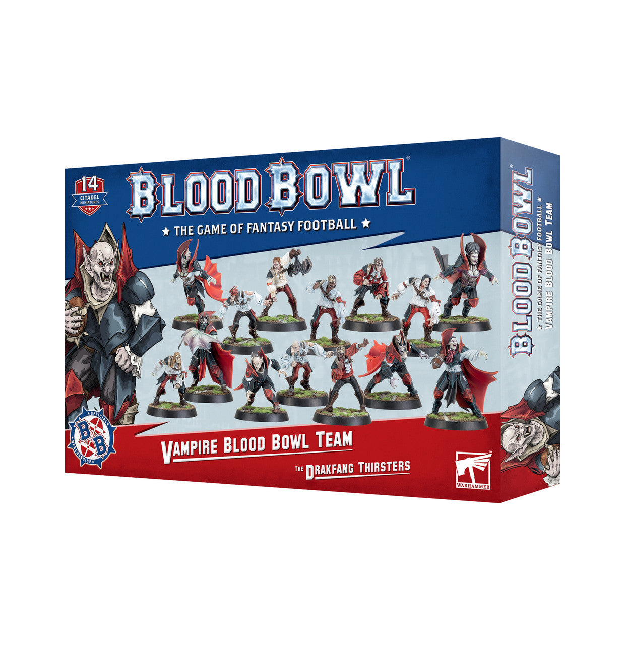 Games Workshop Blood Bowl Vampire Team Plastic Box 202-36