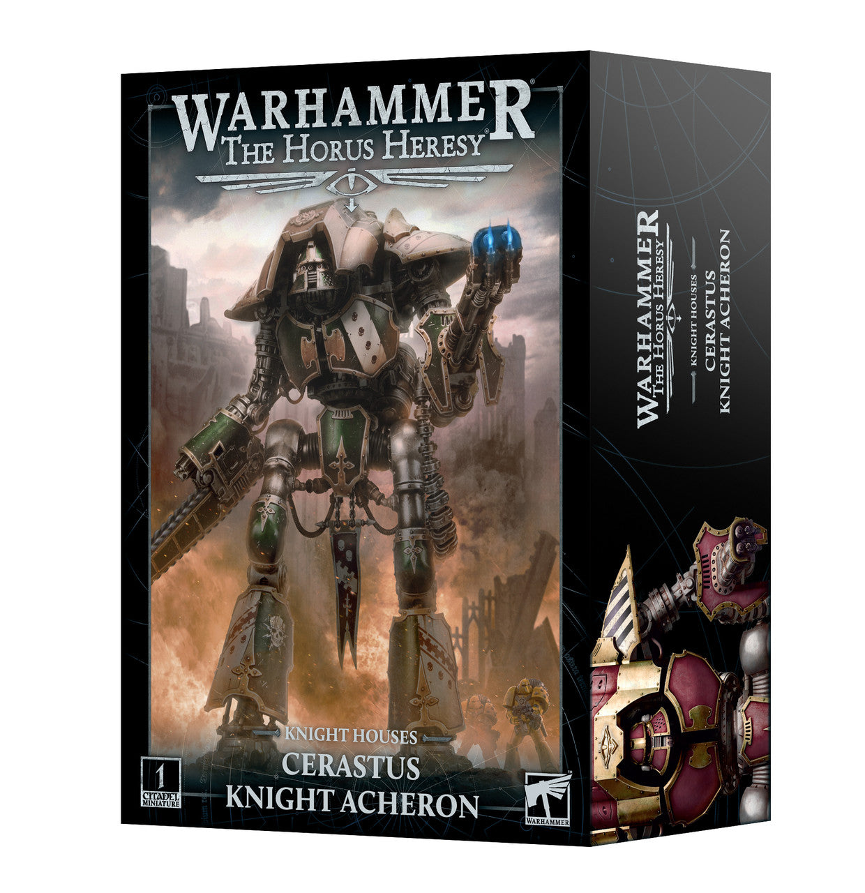 Games Workshop Horus Heresy Cerastus Knight Acheron Plastic Box can be used as Warhammer 40K Detachment 31-67