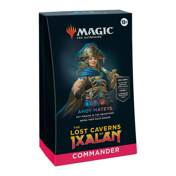 MTG Magic The Gathering CCG The Lost Caverns Of Ixalan Commander Deck Ahoy Mateys Blue Black Red Single Pack MTG-CCG-TLCOI-CD-AhoyMateys