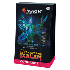 MTG Magic The Gathering CCG The Lost Caverns Of Ixalan Commander Deck Explorers Of The Deep Blue Green Single Pack MTG-CCG-TLCOI-CD-ExplorersOfTheDeep