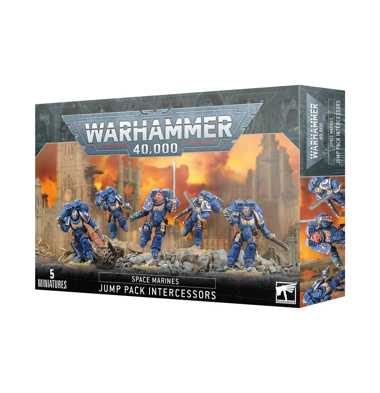 Games Workshop Warhammer 40K Space Marines Jump Pack Intercessors Plastic Box 48-13