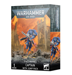 Games Workshop Warhammer 40K Space Marines Chaptain With Jump Pack Plastic Box 48-17